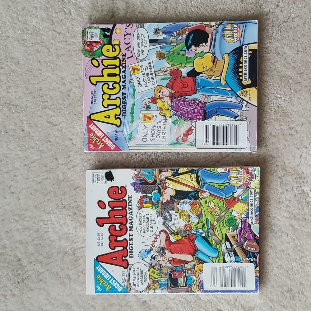 2 Archie Digest Magazine comics